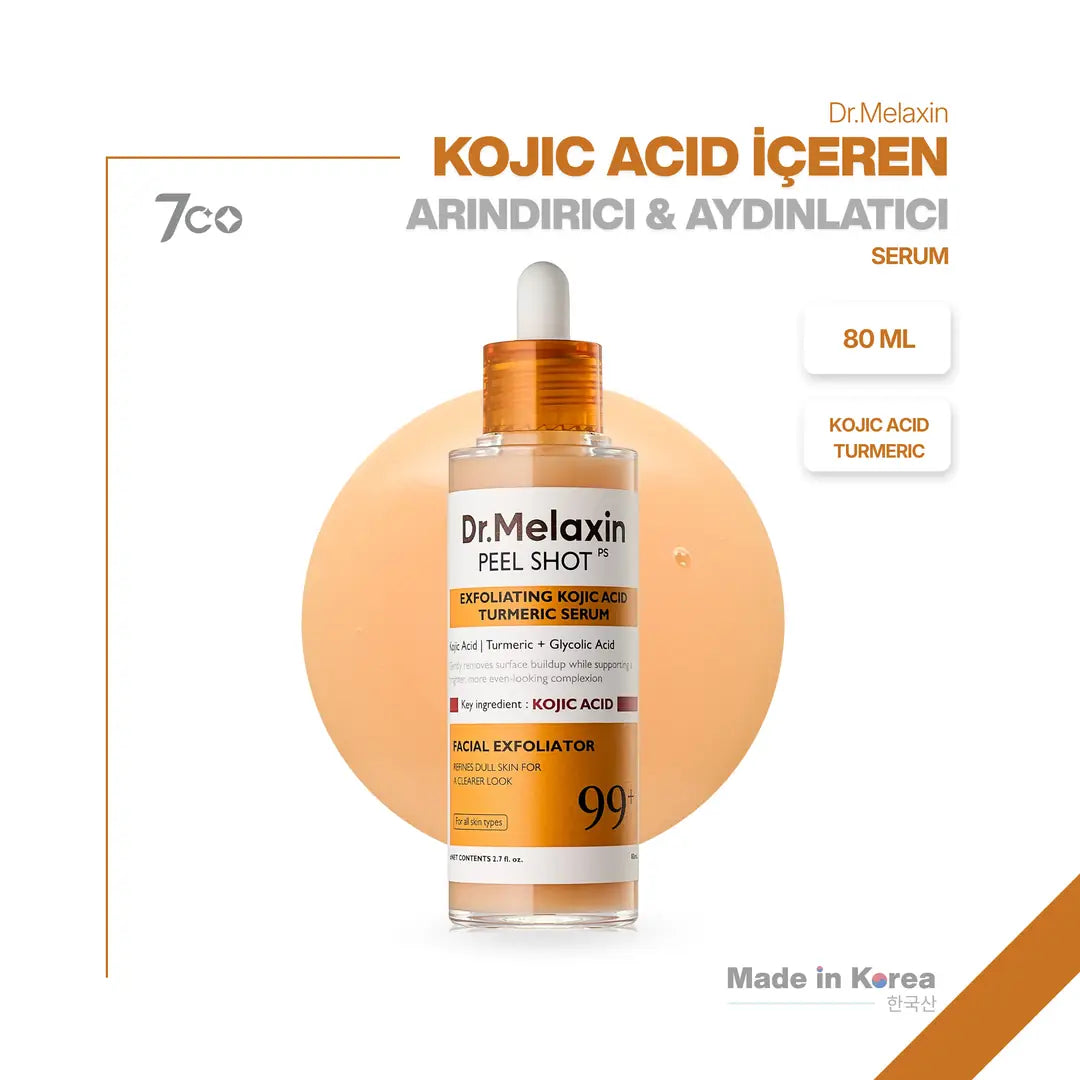 Dr.Melaxin Kojik Asit İçerikli – Arındırıcı Aydınlatıcı Bakım Serumu 80 ml