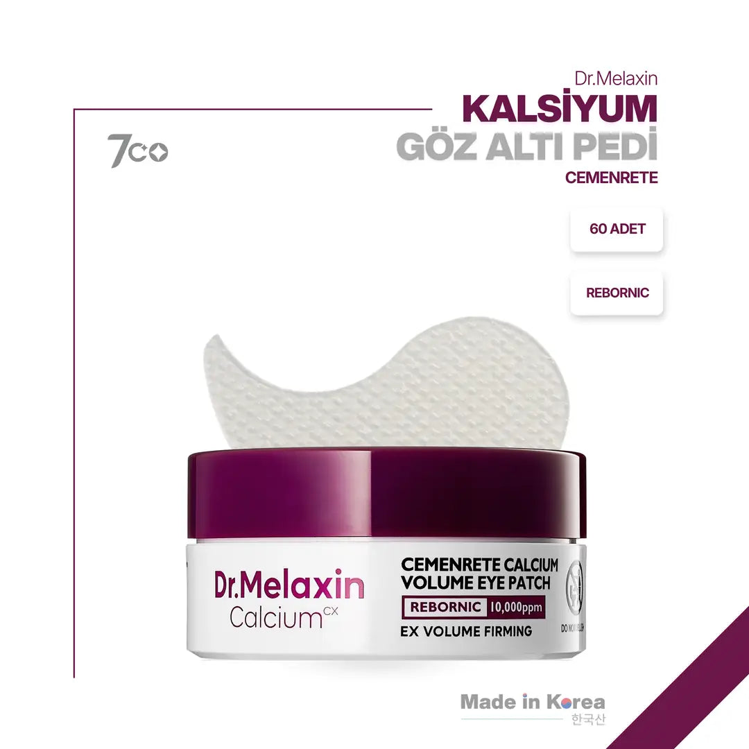 Dr.Melaxin Cemenrete Kalsiyumlu Göz Altı Pedi 60 Adet