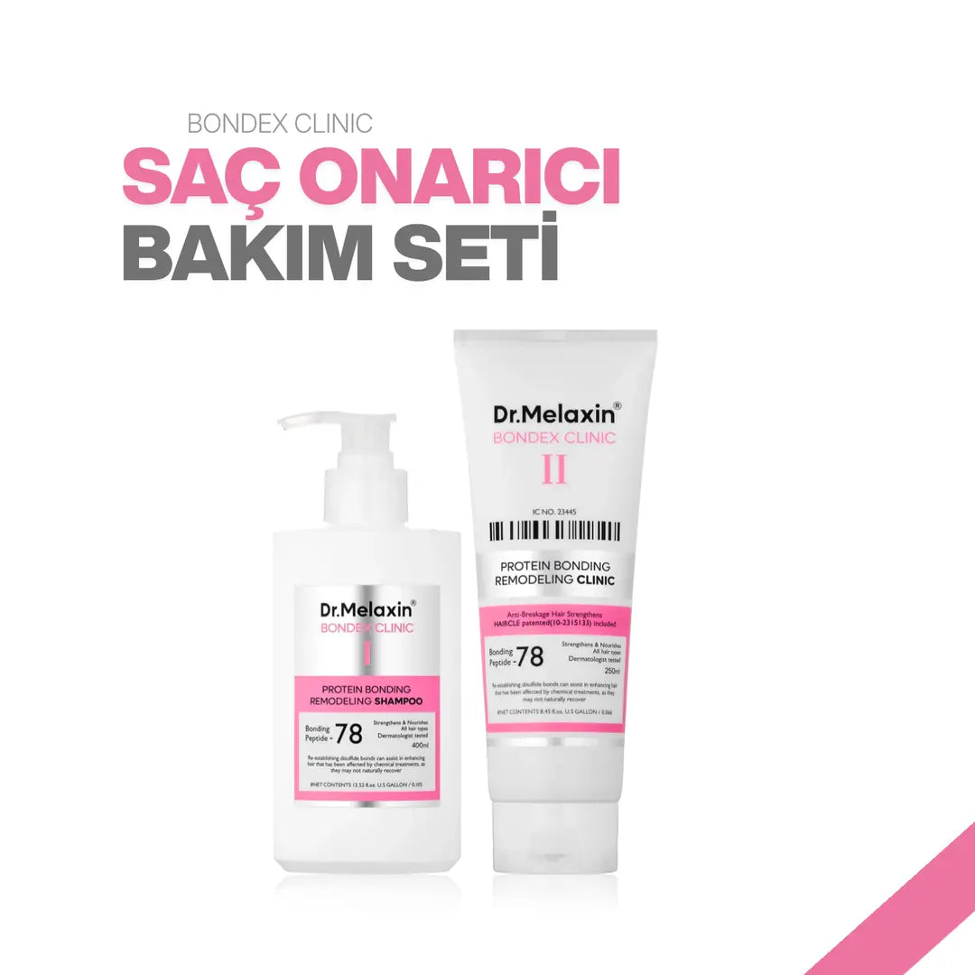 Dr.Melaxin Bondex Proteinli Onarıcı Saç Bakım Seti