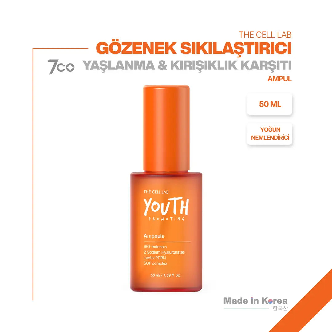 The Cell Lab Gözenek Sıkılaştırıcı Yoğun Nemlendirici Yaşlanma ve Kırışıklık Karşıtı Ampul (Lacto-PDRN) 50ml