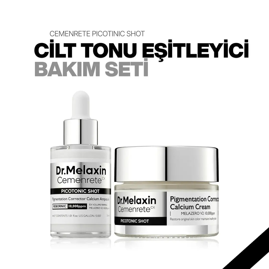 Dr.Melaxin Cilt Tonu Dengeleyici Kalsiyum Bakım Seti