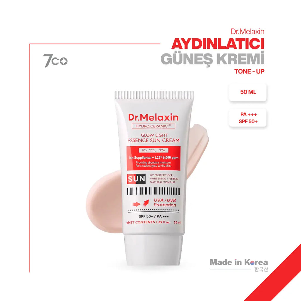 Dr.Melaxin Aydınlatıcı & Nemlendirici Hydro Ceramic Güneş Kremi | Spf50+ Pa+++ (50ML)