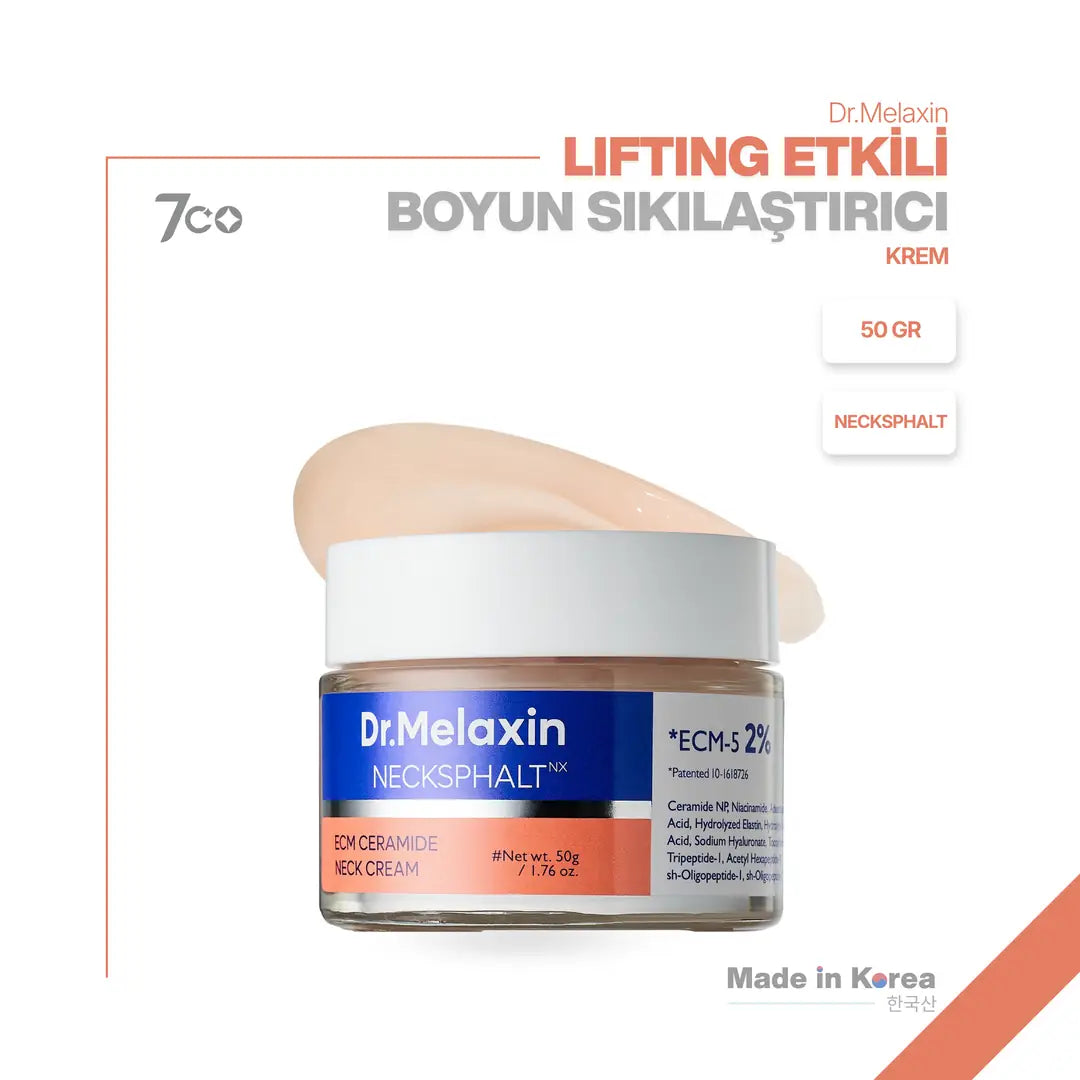 Dr.Melaxin Kırışıklık Karşıtı | Sıkılaştırıcı | Lifting Etkili | Bariyer Onarıcı Boyun Kremi 50 ml
