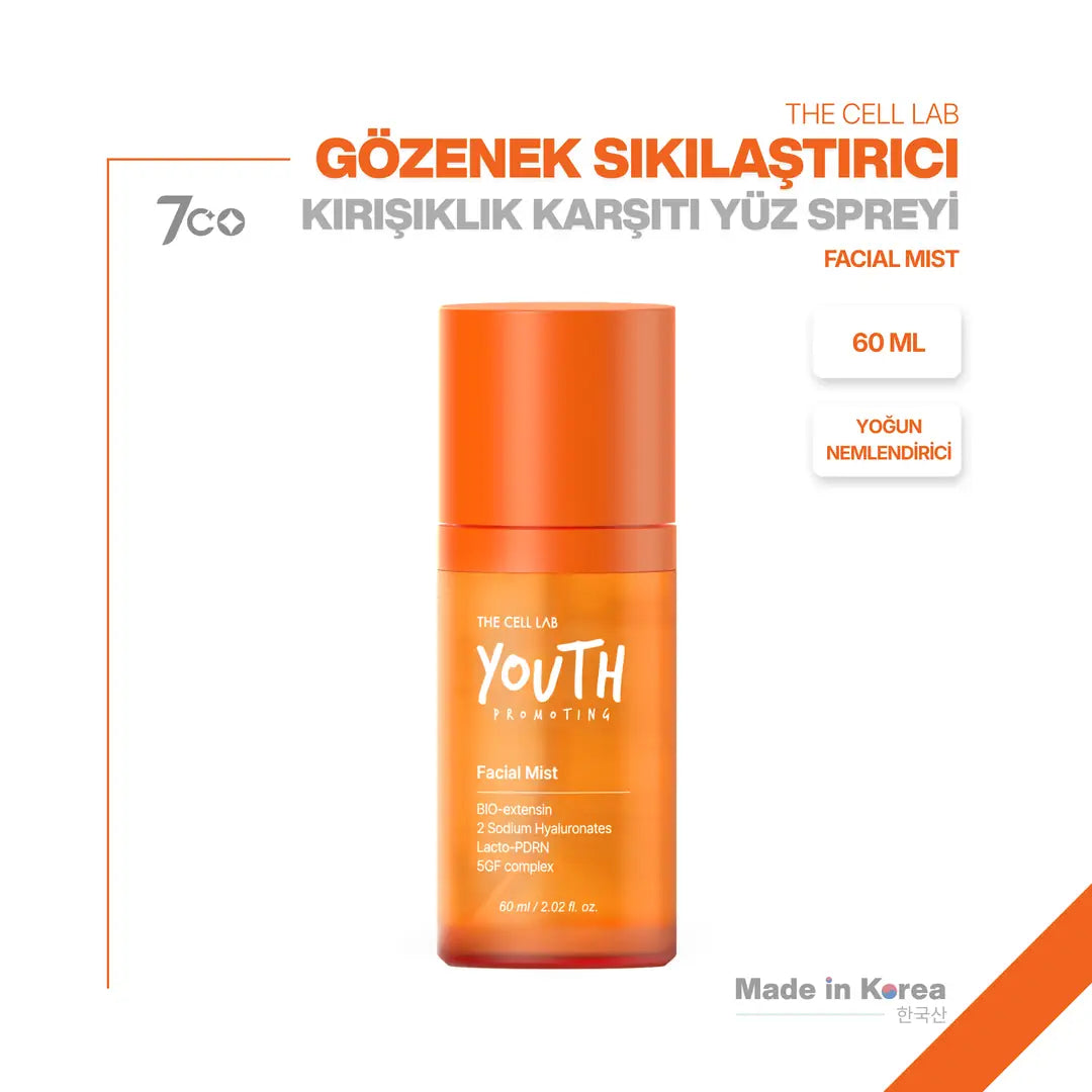 The Cell Lab Gözenek Sıkılaştırıcı Anında Nemlendirici Kırışıklık Karşıtı Lacto-PDRN Yüz Spreyi 60ml