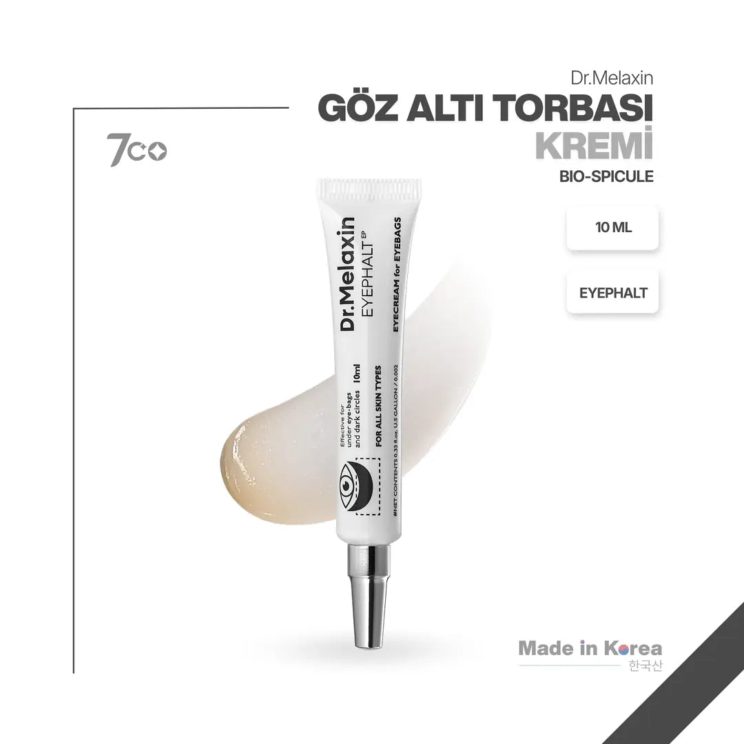 Dr.Melaxin Göz Altı Torbası Kremi | Morluk, Şişlik, Kırışıklık Karşıtı | Spicule & Egf Teknolojisi – 10ml