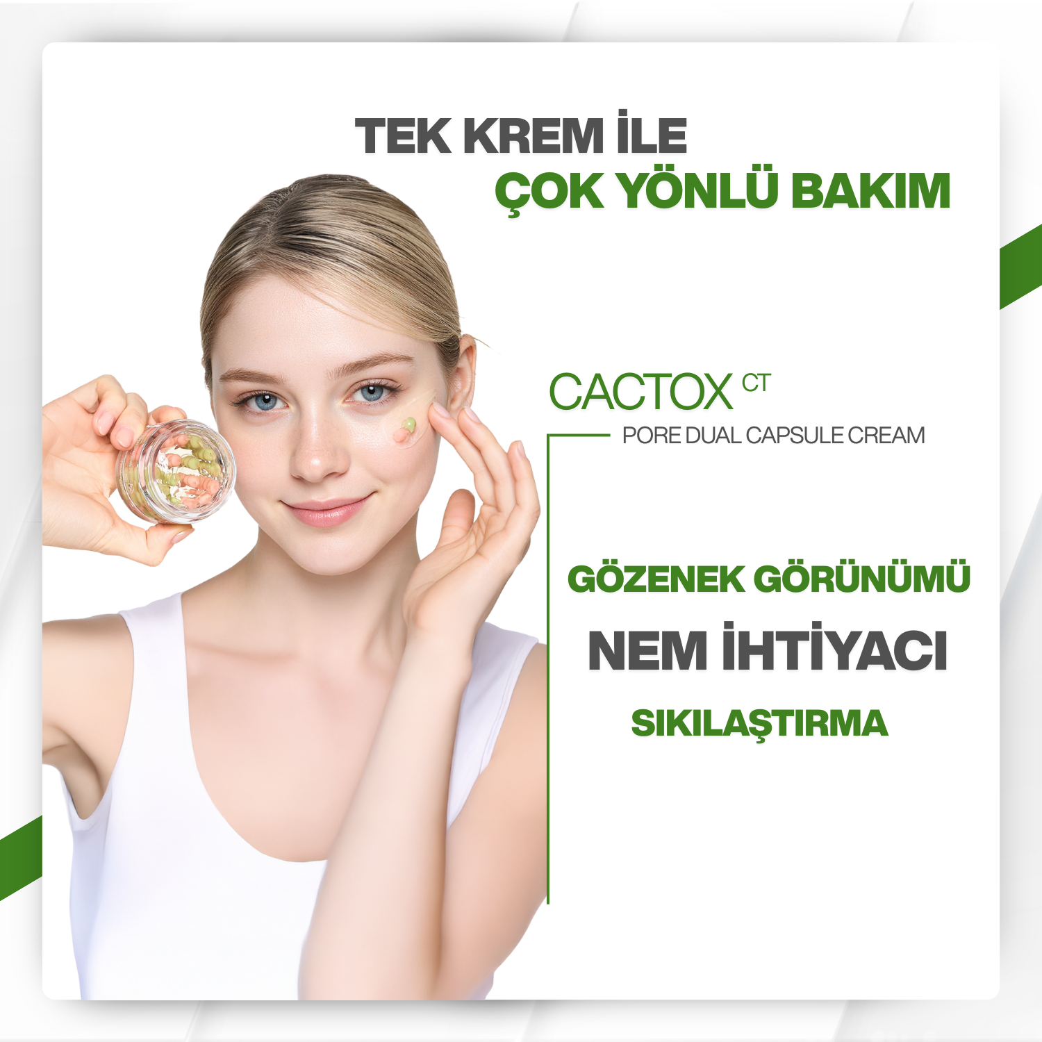 Dr.Melaxin PDRN & Kaktüs Özlü | Gözenek Karşıtı | Onarıcı | Çift Kapsül Teknolojili 65gr