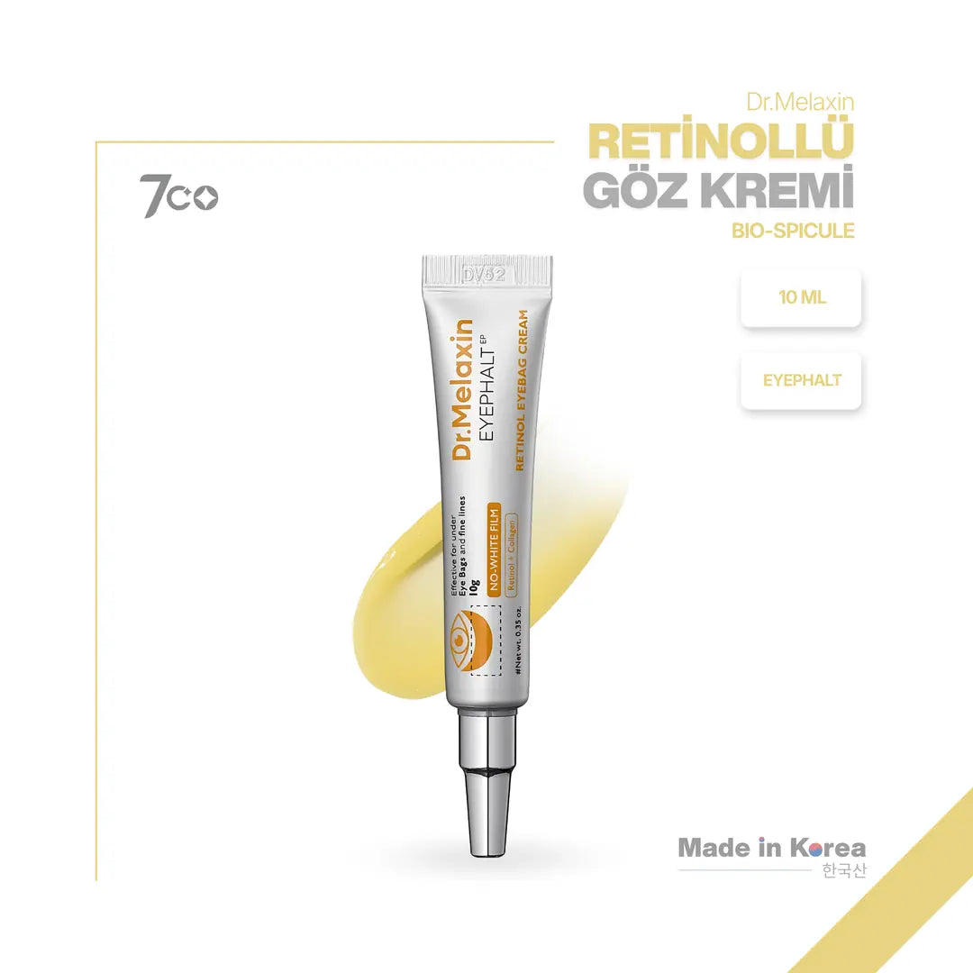 Dr.Melaxin Eyephalt Retinollü Göz Altı Bakım Kremi Bio-Spicule Teknolojili 10ml