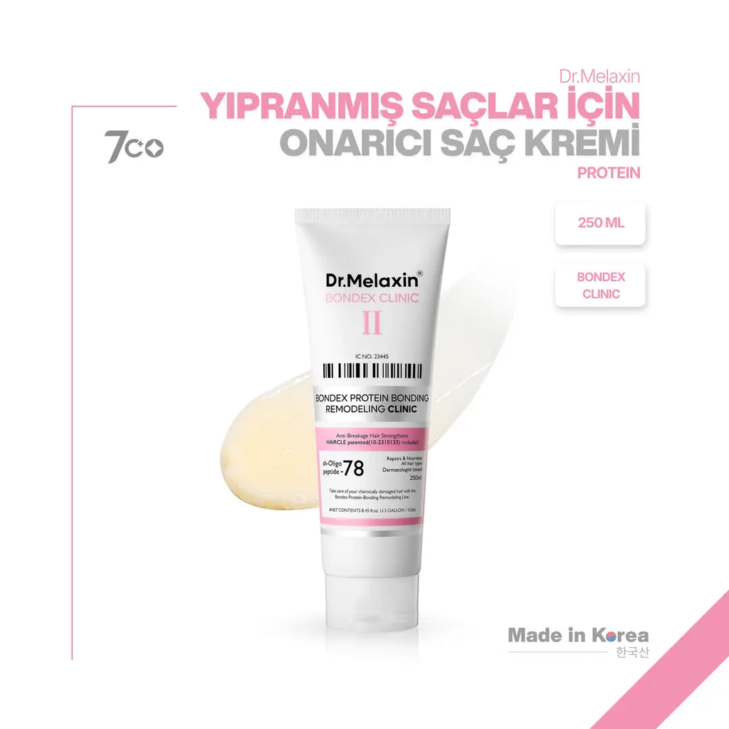 Dr.Melaxin Proteinli Saç Bakım Kremi – Aşırı Yıpranmış Saçlar İçin Onarıcı & Güçlendirici Bakım 250ml
