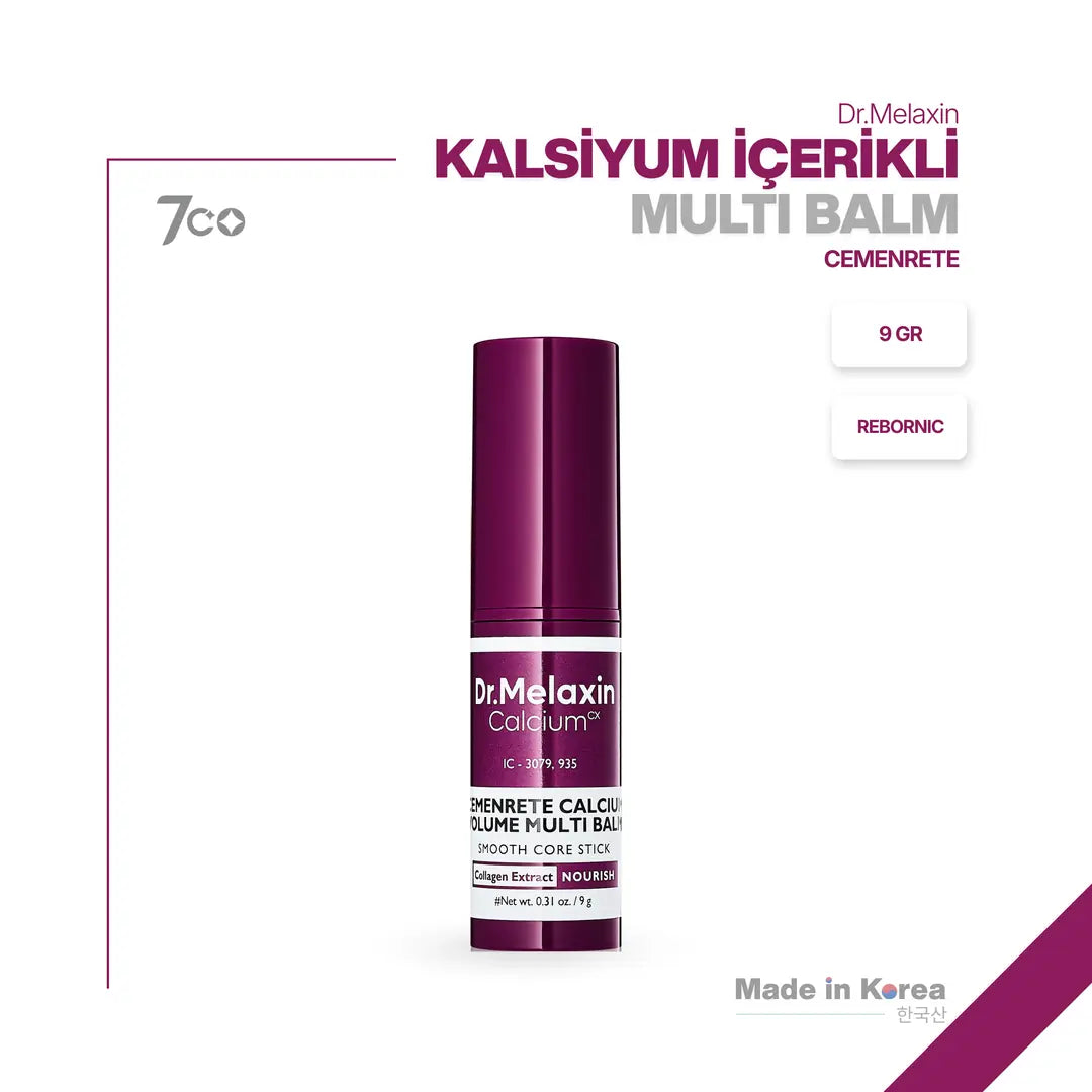 Dr.Melaxin Cemenrete Kalsiyum İçerikli | Kırışıklık Karşıtı | Sıkılaştırıcı | Multi Balm 9gr