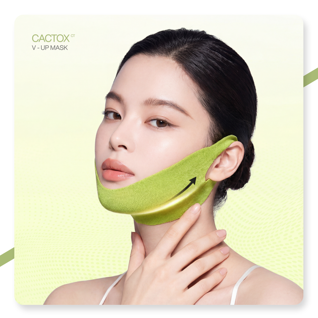 Cactox Yüz Şekillendirici | Gıdı Toparlayıcı | Yüz Germe | Çene Toparlayıcı Bakım Bandı 4 ADET