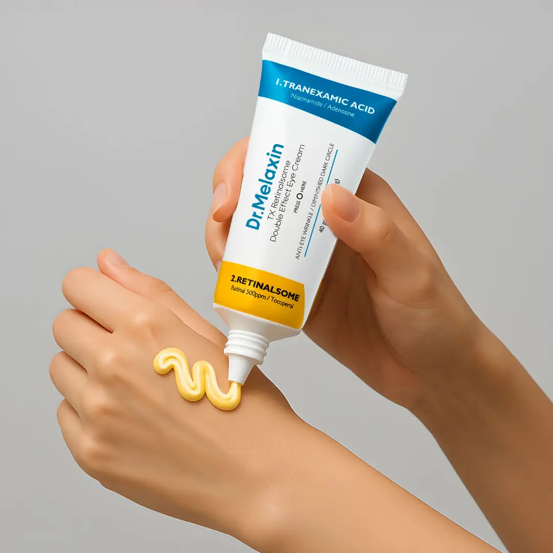 Dr.Melaxin TX Retinalsome Çift Etkili Göz Kremi - Kırışıklık ve Morluk Karşıtı Aydınlatıcı Bakım 40gr