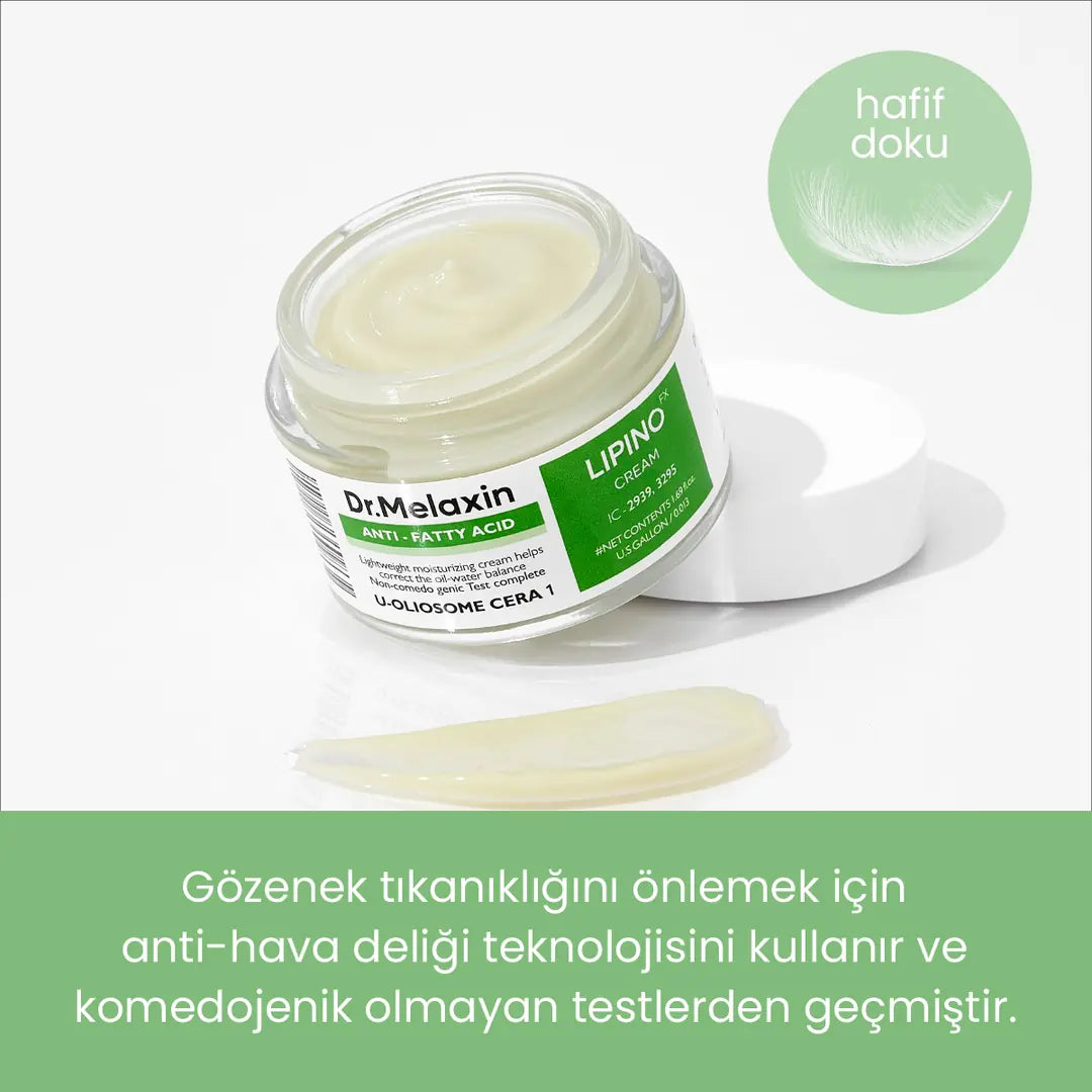 Dr.Melaxin Lipino Yağlanma Ve Akne Karşıtı Krem