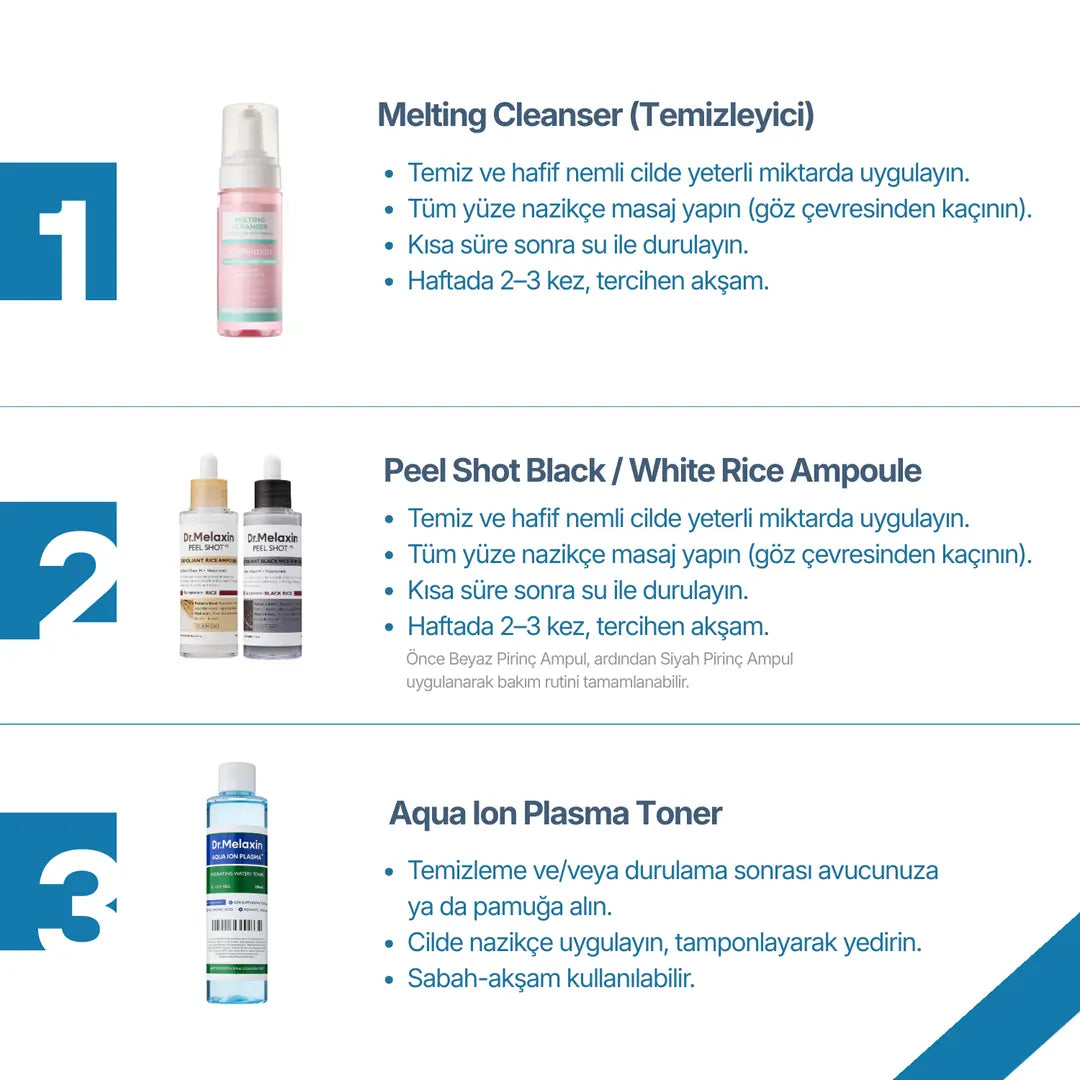 Dr.Melaxin Cilt Canlandırıcı Bakım Seti