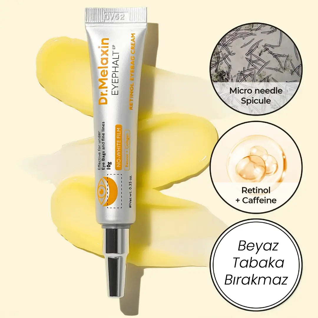 Dr.Melaxin Eyephalt Retinollü Göz Altı Bakım Kremi Bio-Spicule Teknolojili 10ml