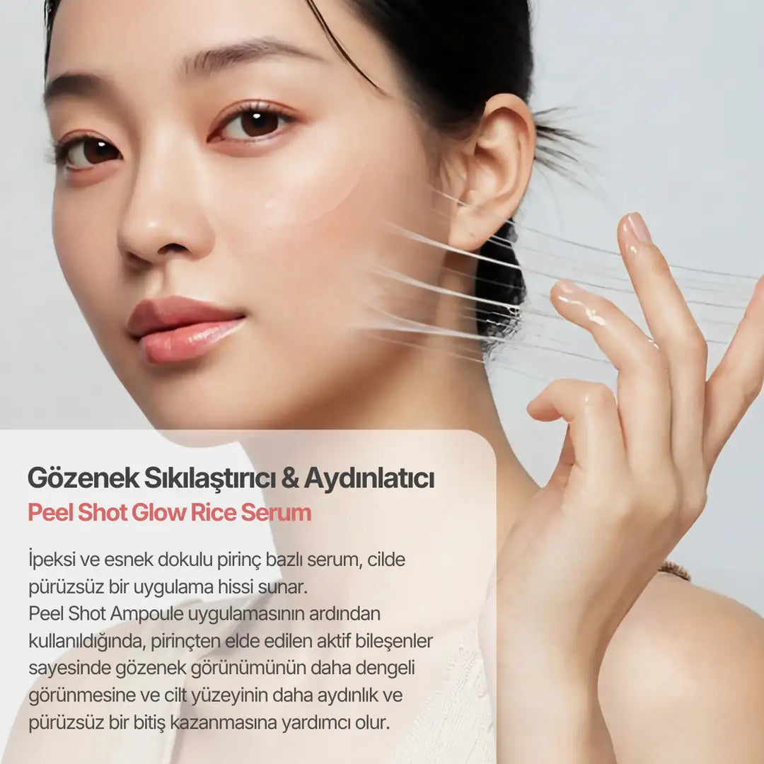 Dr.Melaxin Pirinç ve PDRN İçerikli Pürüzsüzleştirici Cam Cilt Etkili Serum 30 ml