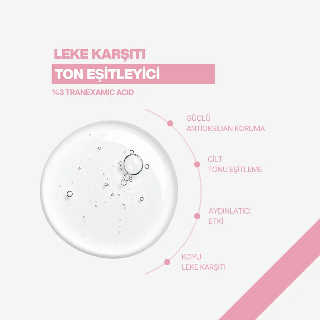 v'anhalla Koyu Leke Karşıtı | %3 Traneksamik Asit | Cilt Tonu Eşitleyici | Aydınlatıcı Serum 30ml
