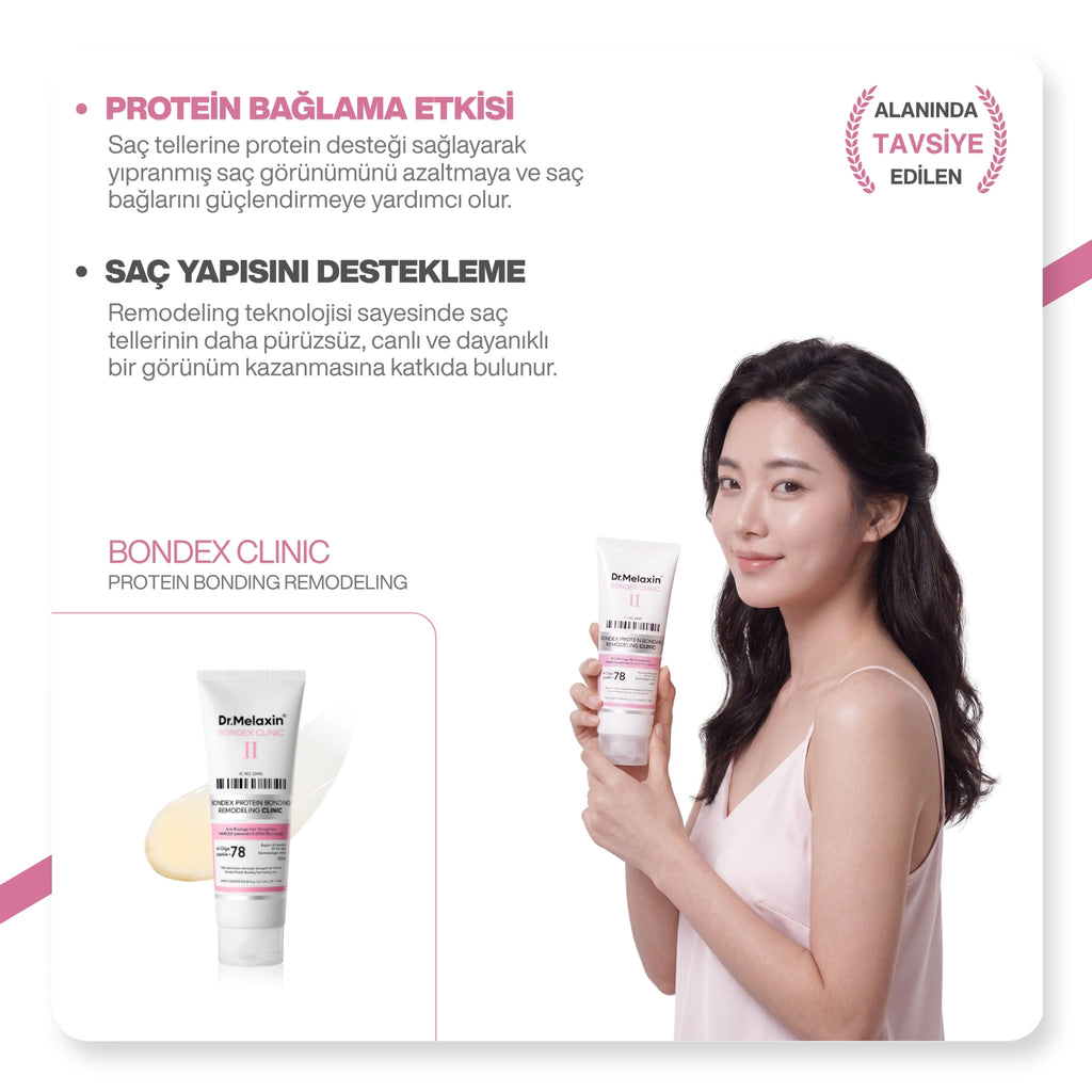 Dr.Melaxin Proteinli Saç Bakım Kremi – Aşırı Yıpranmış Saçlar İçin Onarıcı & Güçlendirici Bakım 250ml