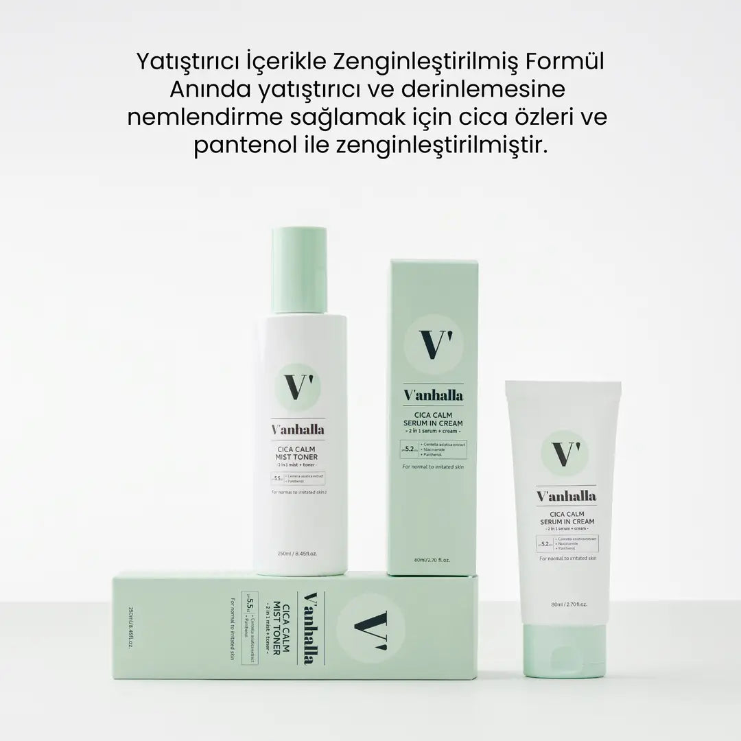 v'anhalla Cica Özlü Yoğun Nemlendirici Hassasiyet Karşıtı Mist Tonik 250ml