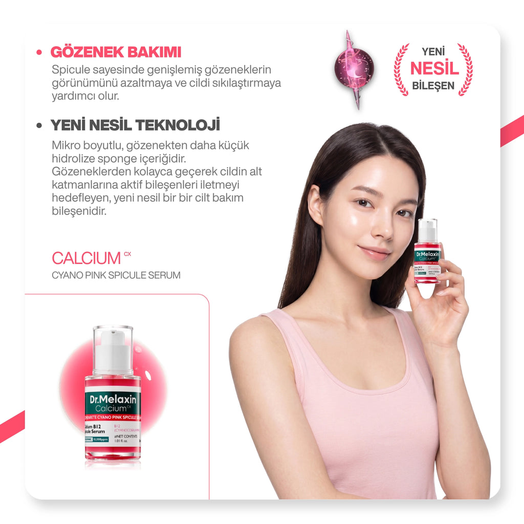 Dr.Melaxin Cyano Spikül & B12 İçeren Sıkılaştırıcı Kırışıklık Karşıtı Serum