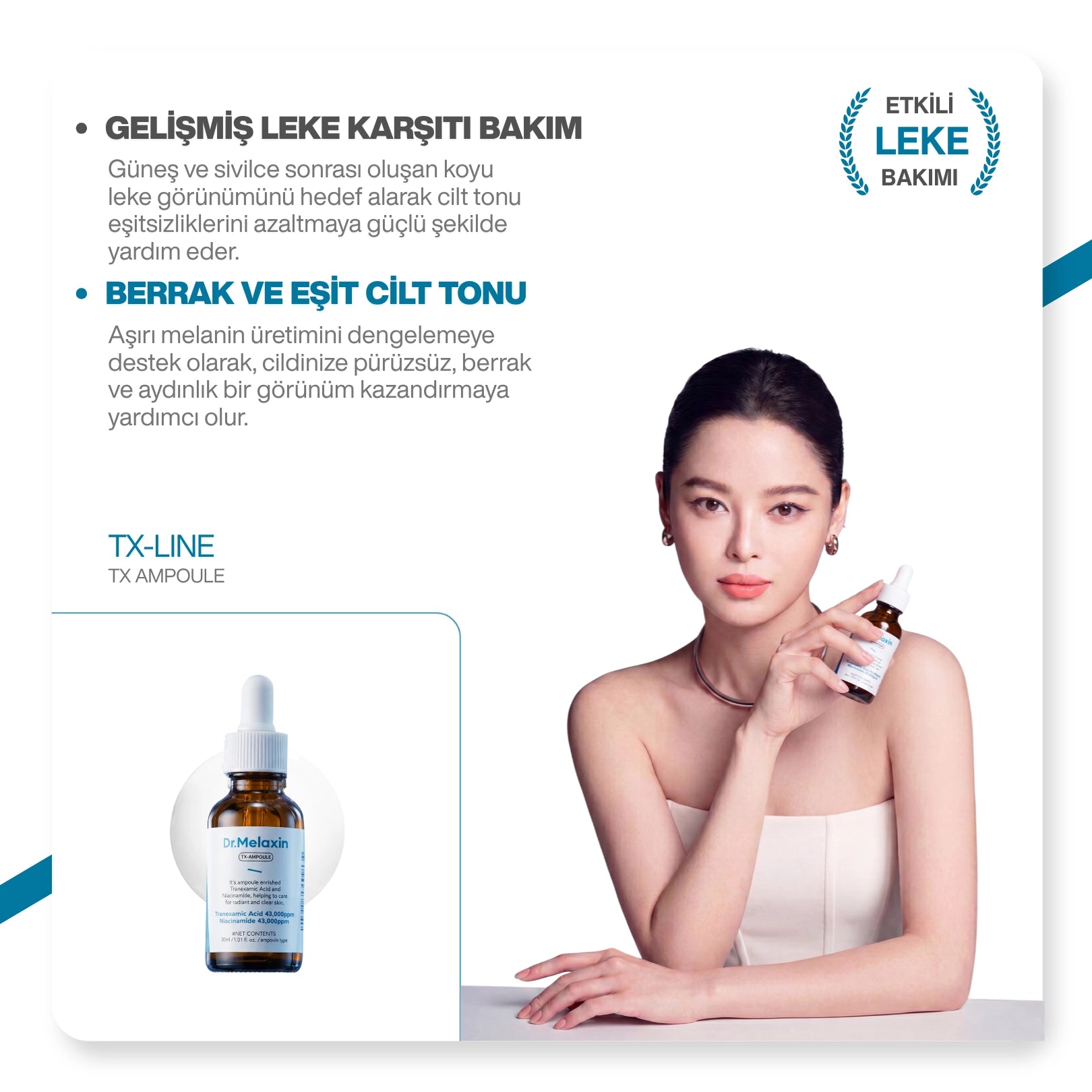 Dr.Melaxin Tx Koyu Leke Karşıtı Aydınlatıcı l Serum 30ml