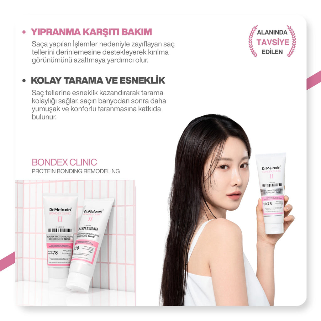 Dr.Melaxin Proteinli Saç Bakım Kremi – Aşırı Yıpranmış Saçlar İçin Onarıcı & Güçlendirici Bakım 250ml