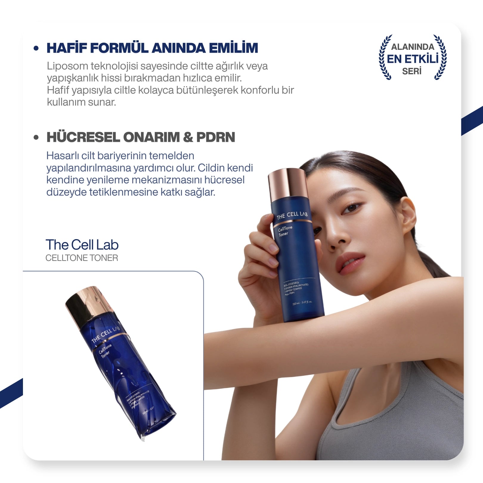 Liposomal Teknolojili | PDRN | Bariyer Onarıcı & Nemlendirici Yüz Toniği 150ml