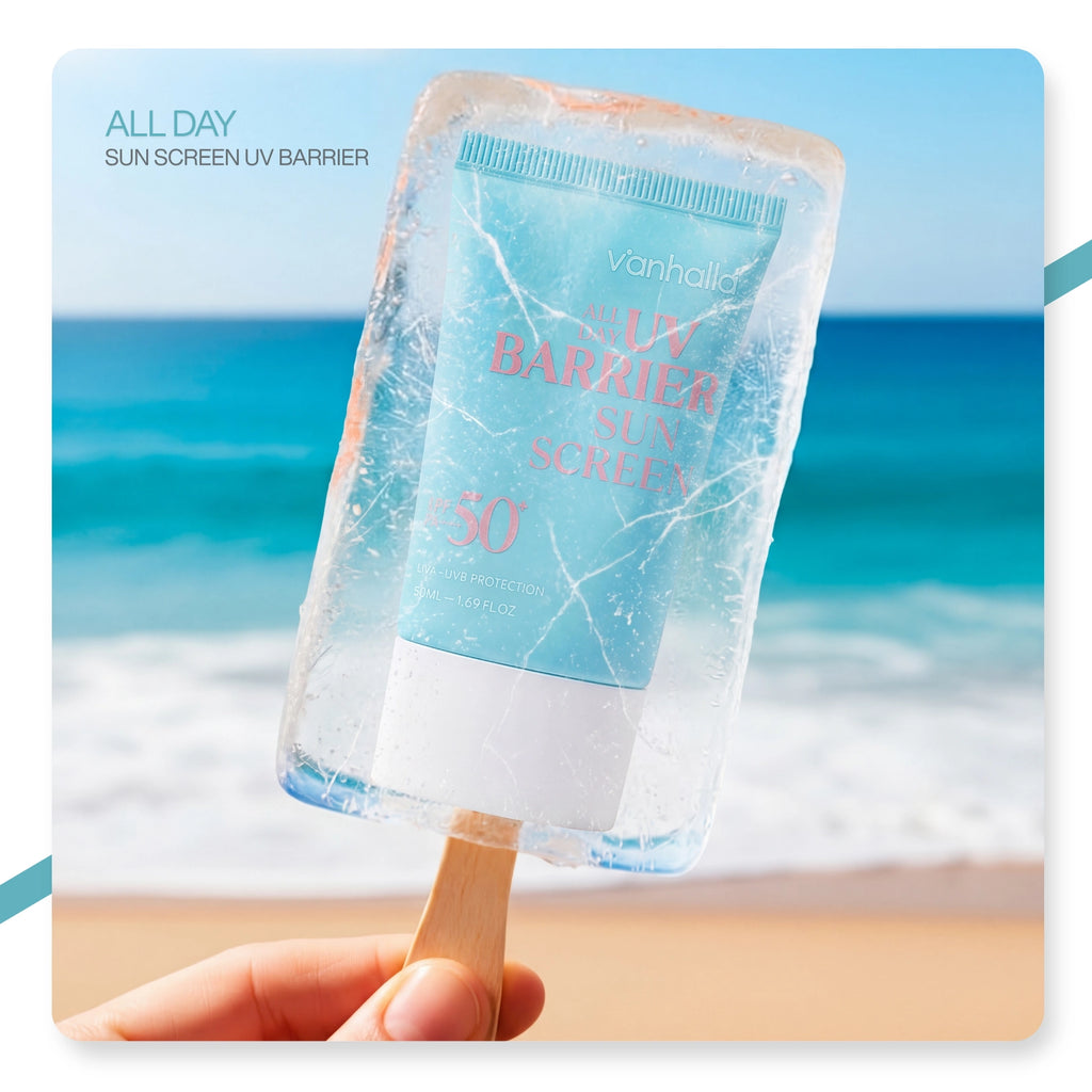 v'anhalla Yüksek UV Koruma | Kırışıklık Karşıtı | Aydınlatıcı Güneş Kremi SPF50+ / PA++++ 50ml