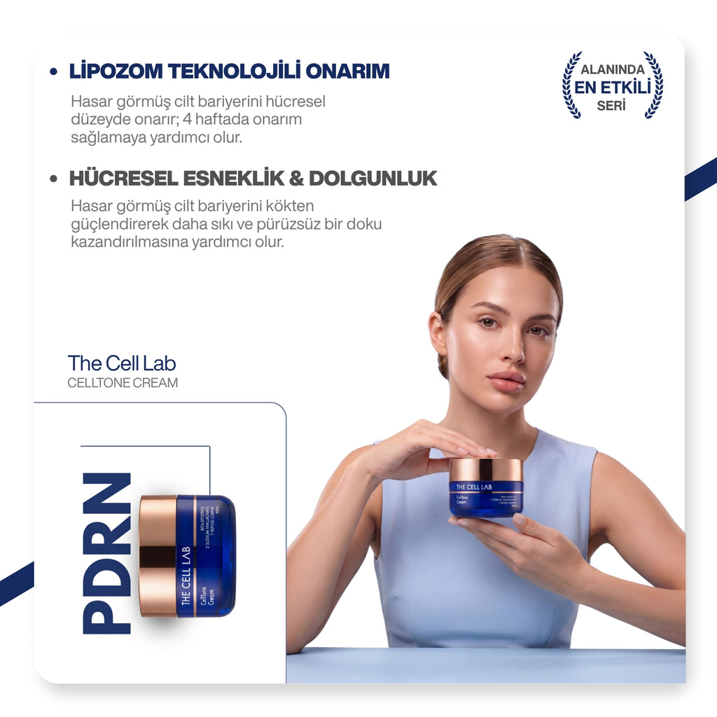 Liposomal Teknolojili | PDRN | Bariyer Onarıcı & Nemlendirici Yüz Kremi 50ml