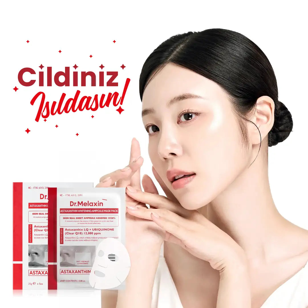 Dr.Melaxin Astaxanthin Leke Karşıtı Aydınlatıcı Maske 5 Adet