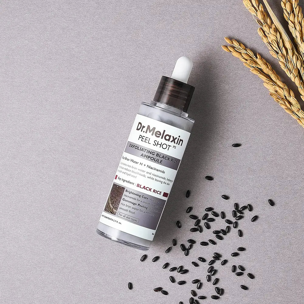 Dr.Melaxin Siyah Pirinç Özlü Gözenek & Siyah Nokta Karşıtı Arındırıcı Peeling Serum 80ml