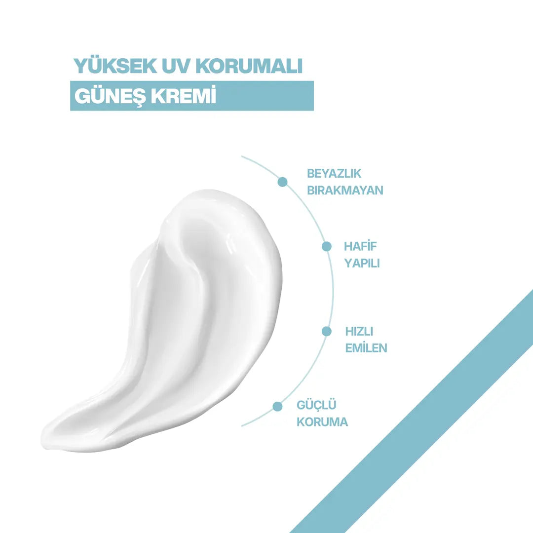 v'anhalla Yüksek UV Koruma | Kırışıklık Karşıtı | Aydınlatıcı Güneş Kremi SPF50+ / PA++++ 50ml