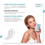 v'anhalla Yüksek UV Koruma | Kırışıklık Karşıtı | Aydınlatıcı Güneş Kremi SPF50+ / PA++++ 50ml