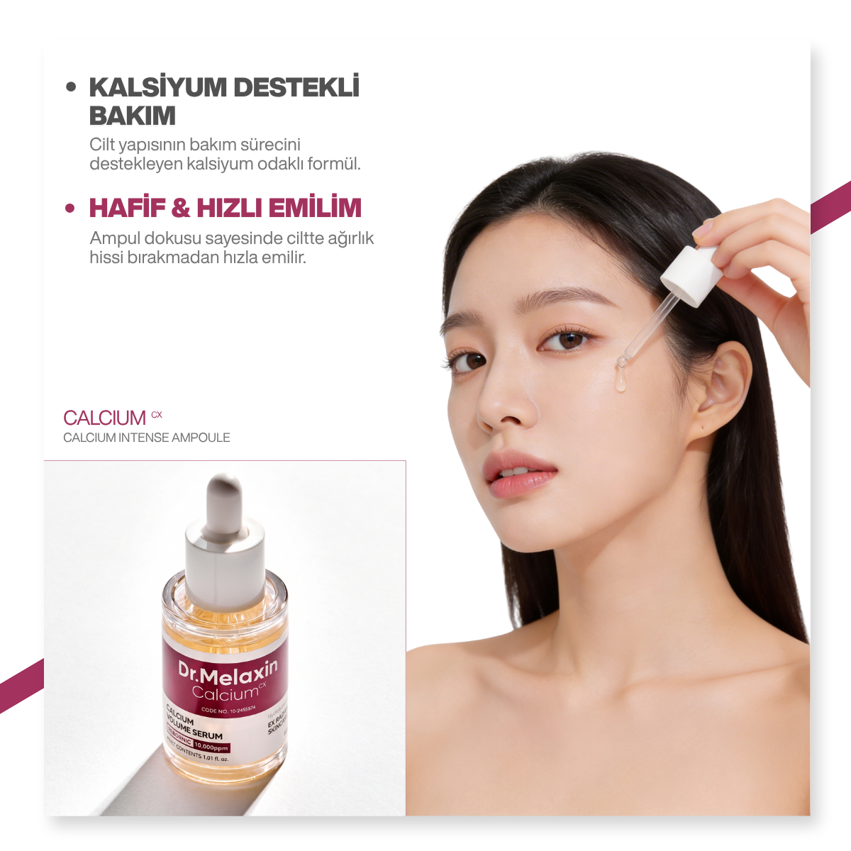 Dr.Melaxin Cemenrete Sıkılaştırıcı & Kırışıklık Karşıtı Ampül