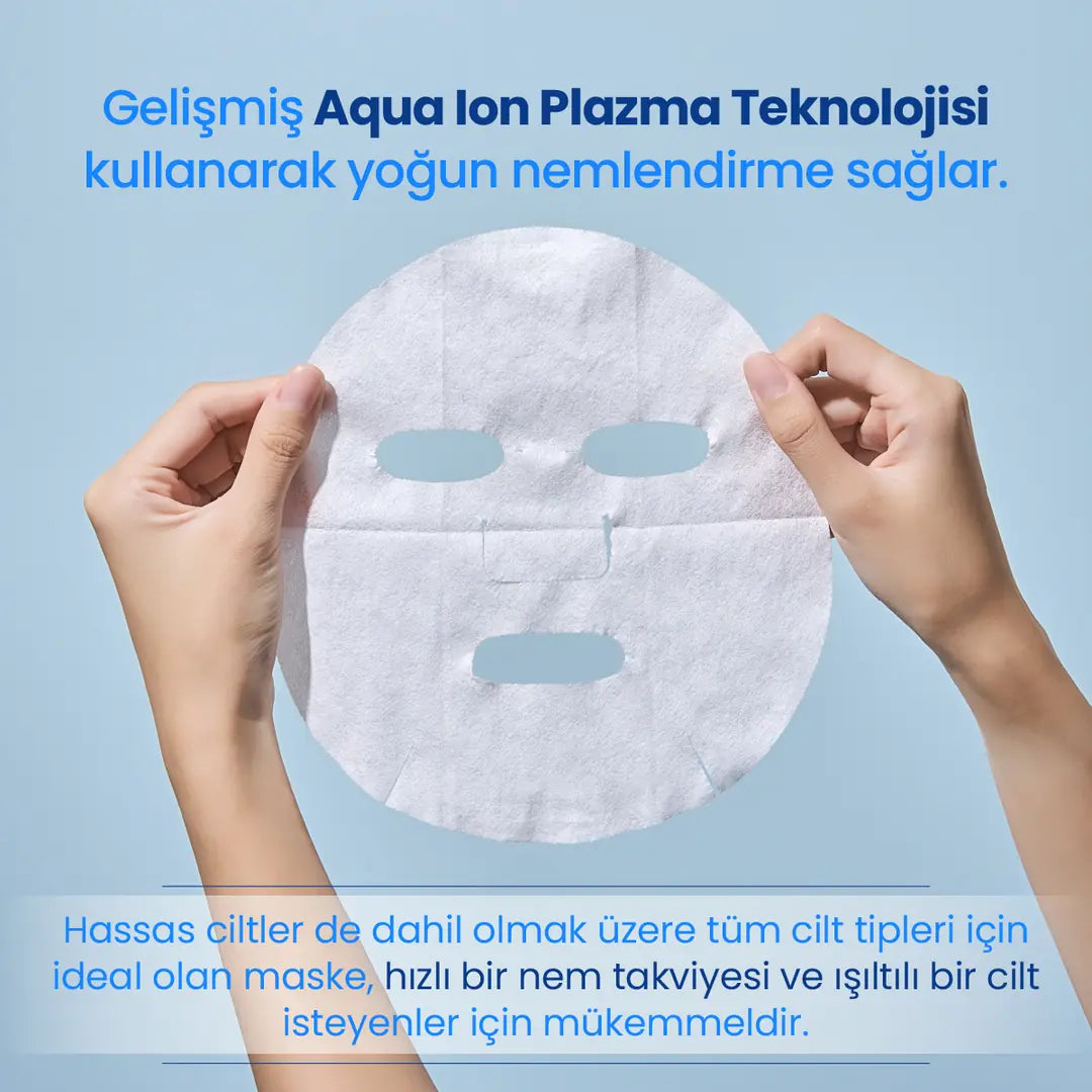 Dr.Melaxin Aqua Ion Cilt Bariyerini Destekleyen Yoğun Nemlendirici Jel Maske 5 ADET