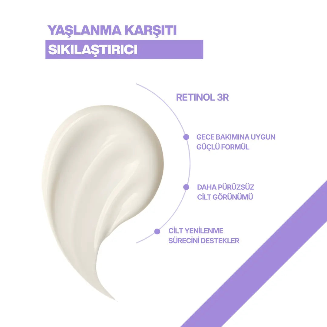 v'anhalla Retinol 3R |Yaşlanma & Kırışıklık Karşıtı | Sıkılaştırıcı Serum 30ml