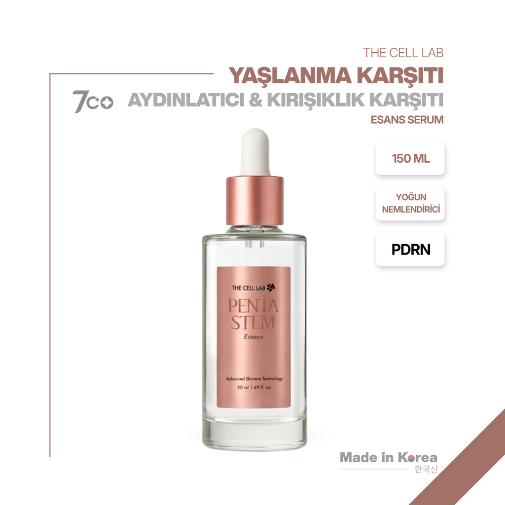 PDRN +Hücre Teknolojisi | Bariyer Onarıcı | Kırışıklık Karşıtı|Beyazlatıcı &Nemlendirici Esans 50ml