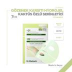 Gözenek Karşıtı | Kaktüs Özlü | Serinletici Hidrojel Yüz Maskesi 4 Adet
