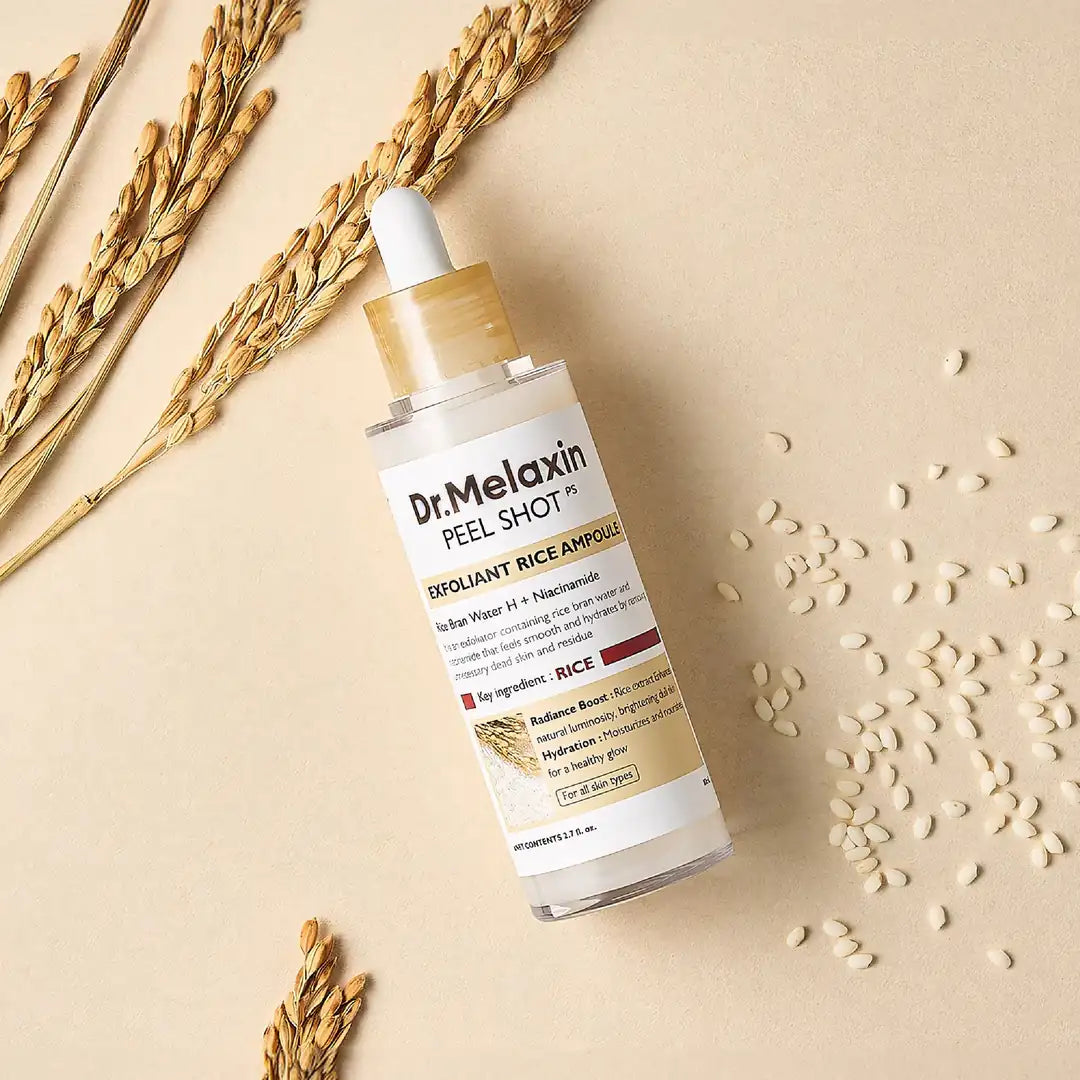 Dr.Melaxin Aydınlatıcı & Leke Karşıtı | Pirinç Özlü Peeling Serum (Peel Shot) 80ml