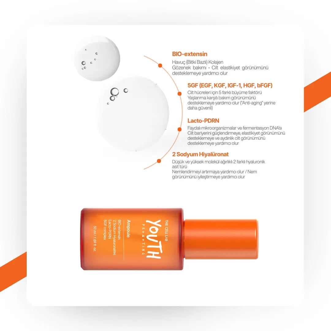 The Cell Lab Gözenek Sıkılaştırıcı Yoğun Nemlendirici Yaşlanma ve Kırışıklık Karşıtı Ampul (Lacto-PDRN) 50ml