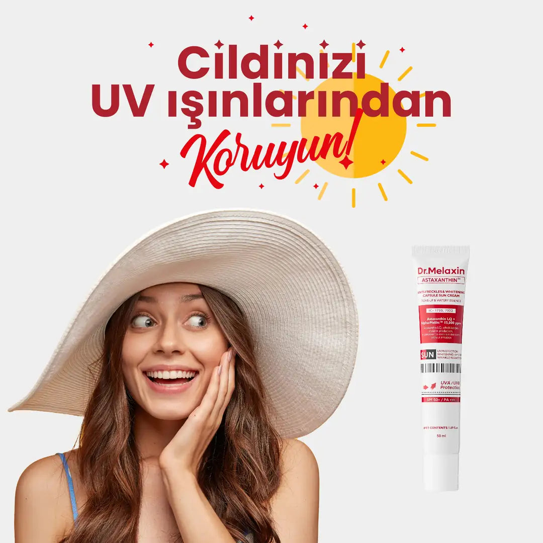 Dr.Melaxin Astaxanthin Leke Karşıtı & Aydınlatıcı Güneş Kremi SPF50+ PA+++ 50ml