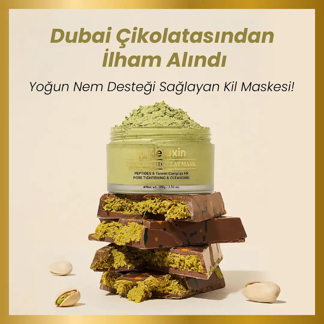 Dr.Melaxin Dubai Peptitli Renk Değiştiren Kil Maskesi 100g