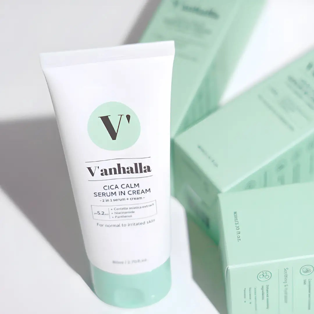 v'anhalla Cica Özlü Serum Gücüyle Zenginleştirilmiş Yoğun Nemlendirici Hassasiyet Karşıtı Krem 80ml