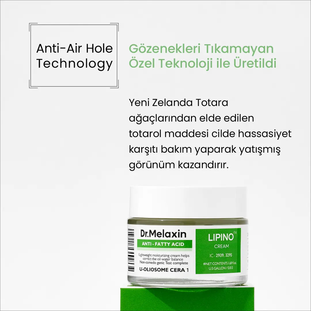 Dr.Melaxin Lipino Yağlanma Ve Akne Karşıtı Krem