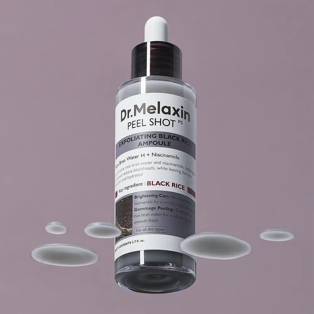 Dr.Melaxin Siyah Pirinç Özlü Gözenek & Siyah Nokta Karşıtı Arındırıcı Peeling Serum 80ml
