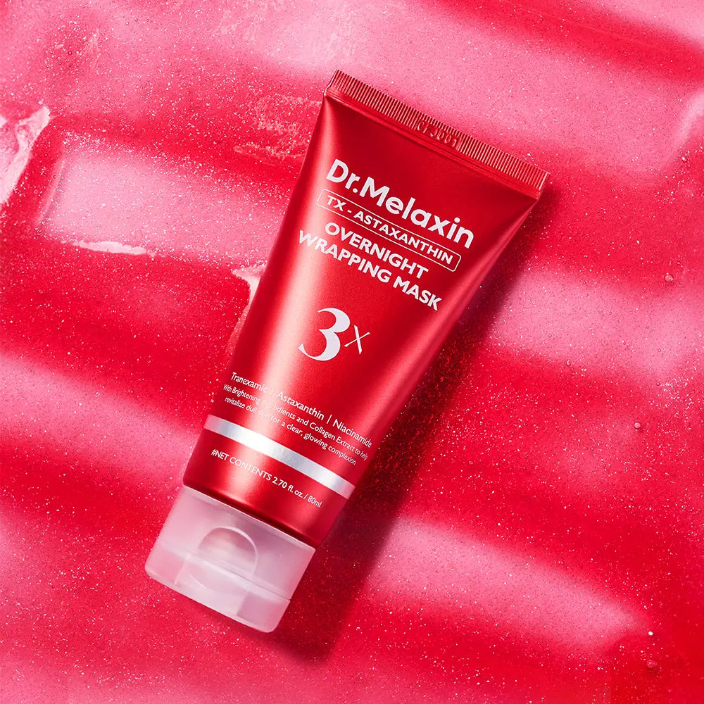 Dr.Melaxin Leke Karşıtı | Aydınlatıcı | Onarıcı| Astaxanthin içeren Soyulabilen Gece Maskesi | 80ml