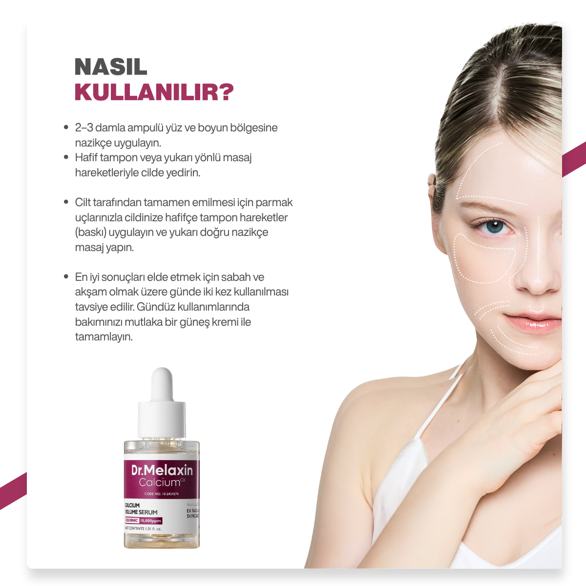 Dr.Melaxin Cemenrete Sıkılaştırıcı & Kırışıklık Karşıtı Ampül