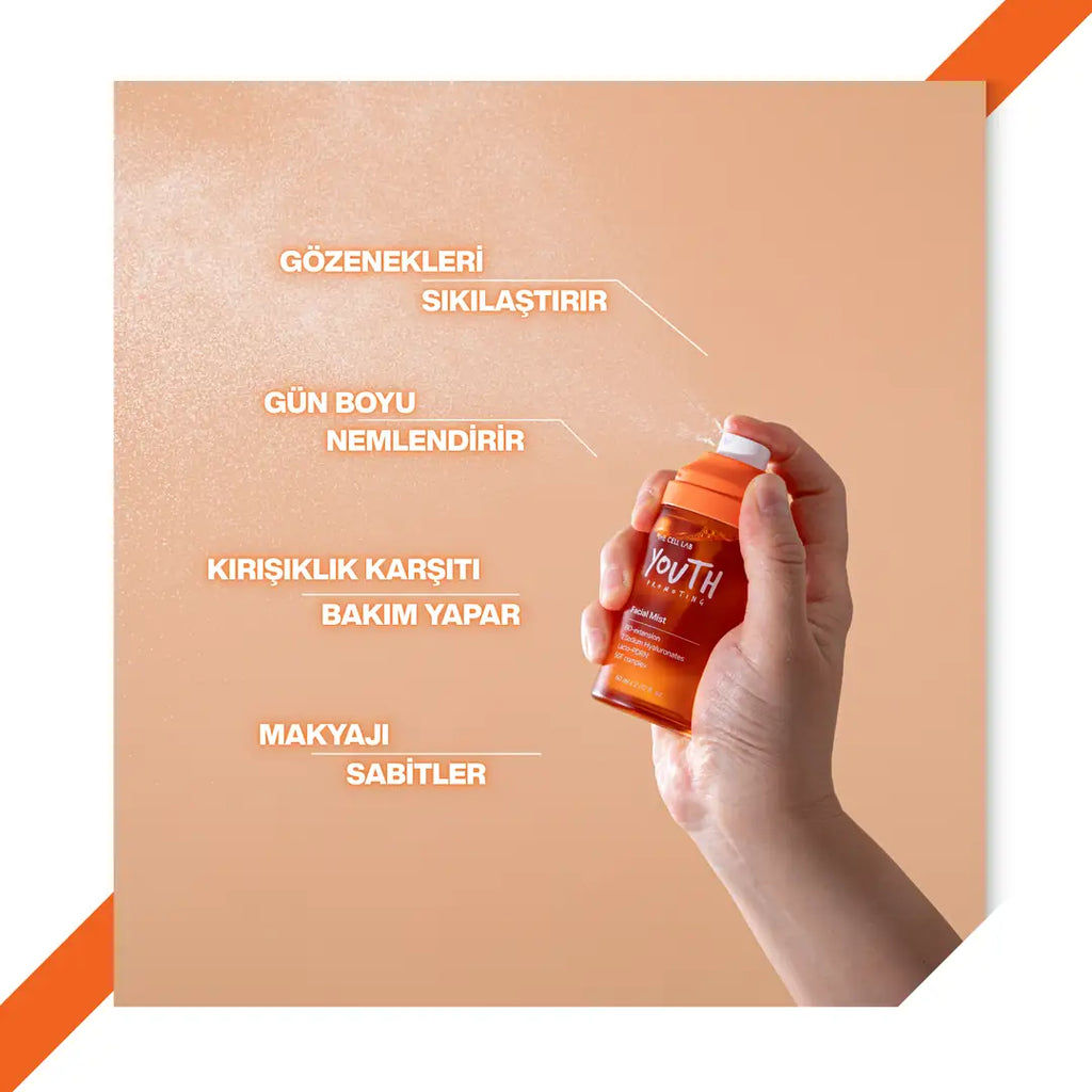 The Cell Lab Gözenek Sıkılaştırıcı Anında Nemlendirici Kırışıklık Karşıtı Lacto-PDRN Yüz Spreyi 60ml