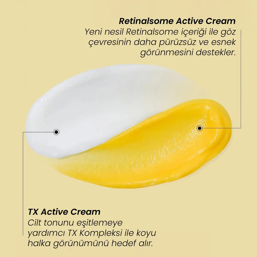 Dr.Melaxin TX Retinalsome Çift Etkili Göz Kremi - Kırışıklık ve Morluk Karşıtı Aydınlatıcı Bakım 40gr