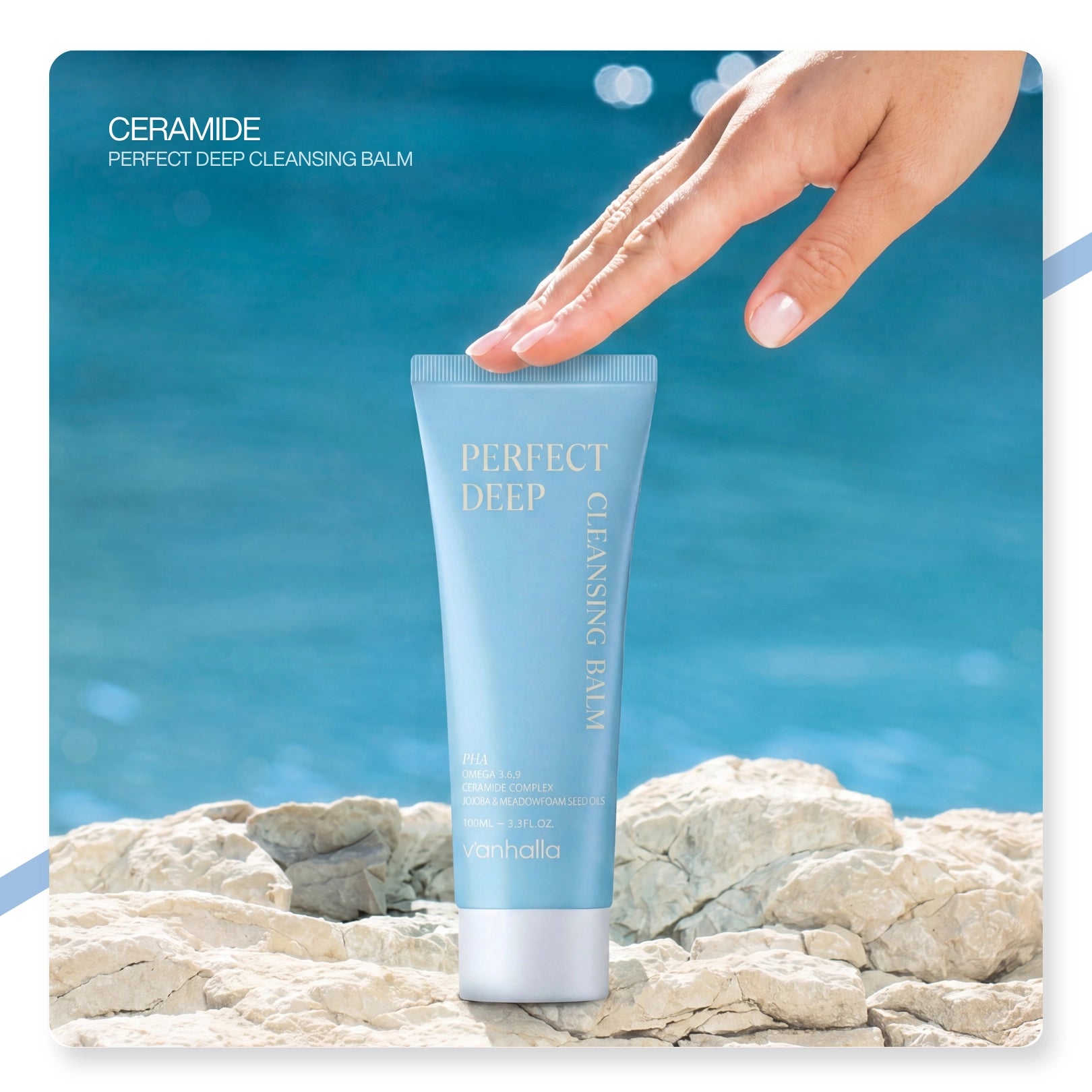 v'anhalla PHA + Ceramide | Siyah Nokta Karşıtı | Gözenek Arındırıcı | Yüz & Makyaj Temizleme Balmı 100ml