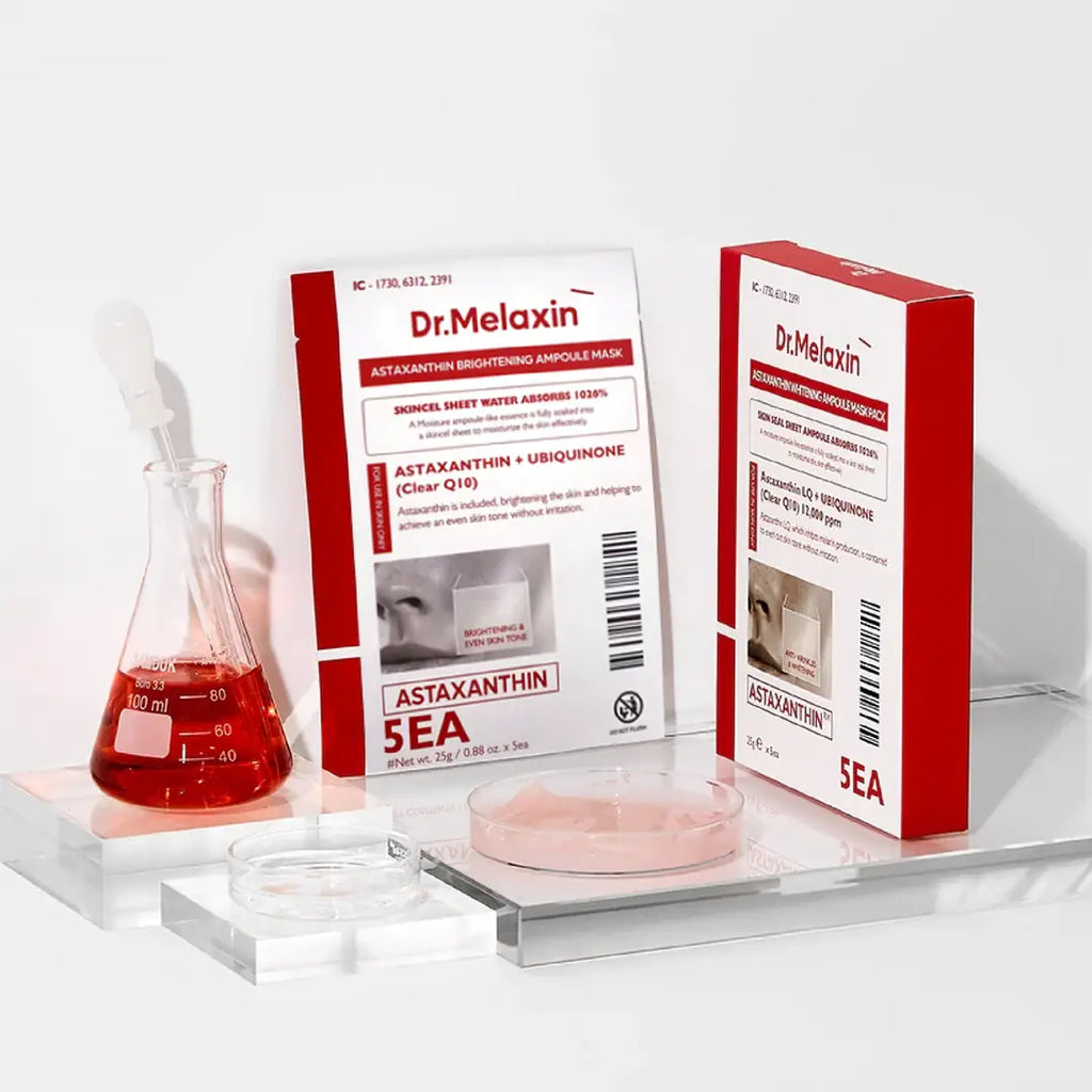 Dr.Melaxin Astaxanthin Leke Karşıtı Aydınlatıcı Maske 5 Adet